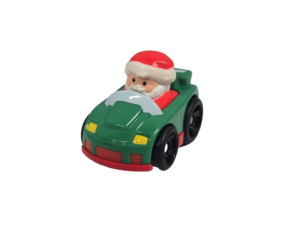 Fisher Price Little People Wheelies Car Santa Claus Christmas 2009 Retired